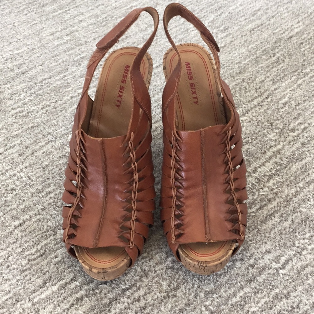 Miss Sixty Tanner Shoe.  Cognac color
